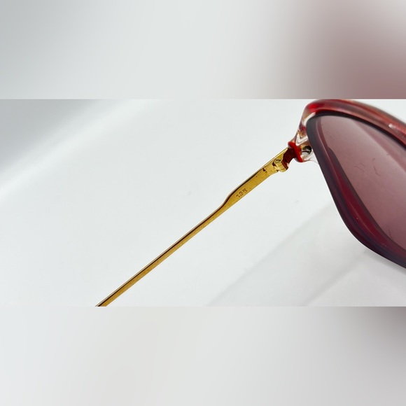 Vintage Clearvision Pink Translucent Oval Butterfly Sunglasses Frames Only - Picture 8 of 8